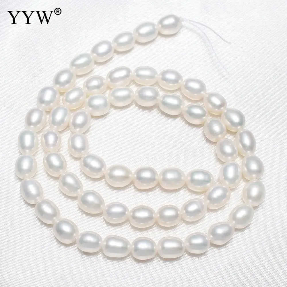AAA 100% Natural Rice Freshwater Pearl Beads Natural White Rice Shape Beads For Jewelry Making DIY Bracelet Necklace 5-6mm 15"
AAA 100% Natural Rice Freshwater Pearl Beads Natural White Rice Shape Beads For Jewelry Making DIY Bracelet Necklace 5-6mm 15"