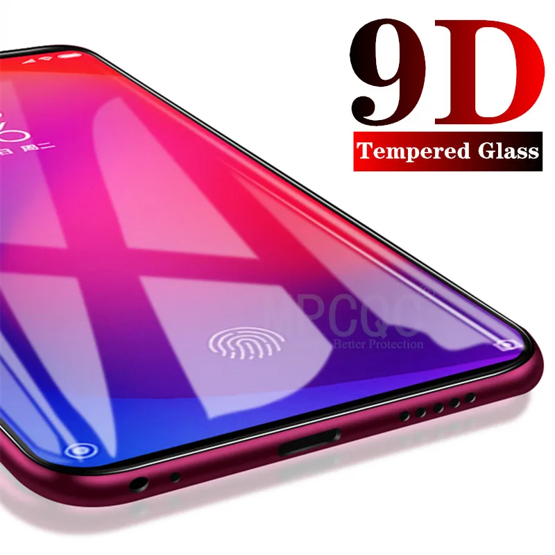 9D Full Cover Tempered Glass For Xiaomi Redmi Note 7 6 Pro Y3 S2 6A Screen Protector Film 7S | Мобильные телефоны и