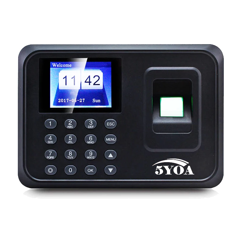 biometric fingerprint punch usb time clock office attendance system recorder timing employee machine reader Spanish Spain En
biometric fingerprint punch usb time clock office attendance system recorder timing employee machine reader Spanish Spain En