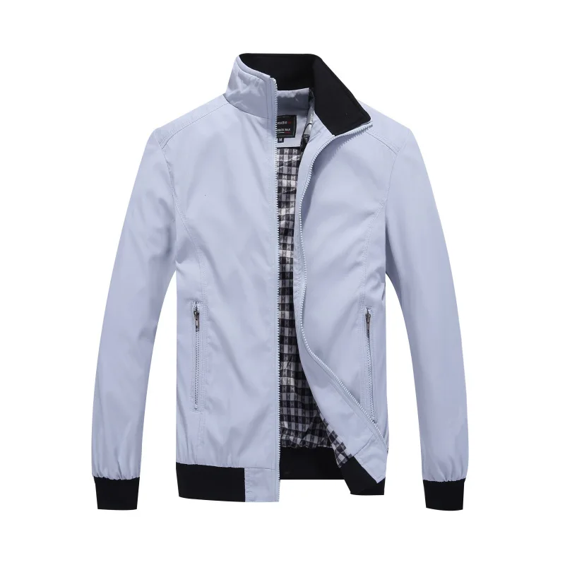 Autumn Jacket Men Nice Spring Thin Casual Outerwear Retro Standing Collar Black Blue Business Coats Male College Vintage Jacket
Autumn Jacket Men Nice Spring Thin Casual Outerwear Retro Standing Collar Black Blue Business Coats Male College Vintage Jacket