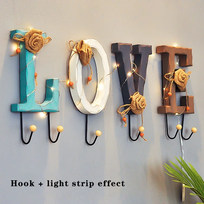 Elegant Gorgeous Key Hooks HOME LOVE Letter Wooden Wall Mounted Racks Home Decor Coat Hat Clothes Hanger Rack Wall Hanging
Elegant Gorgeous Key Hooks HOME LOVE Letter Wooden Wall Mounted Racks Home Decor Coat Hat Clothes Hanger Rack Wall Hanging