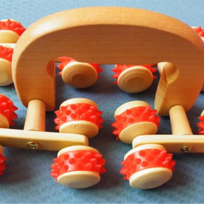 The new wooden ten six-wheel lunar rover multi-function body massager to belly leg thin abdominal fat reduction
The new wooden ten six-wheel lunar rover multi-function body massager to belly leg thin abdominal fat reduction