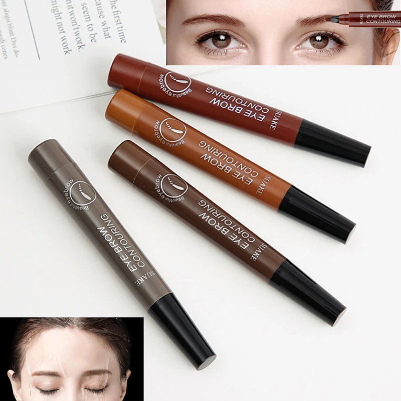 Microblading Eyebrow Tattoo Pen 4 Head Fine Sketch Fork Tip Eyebrow Tattoo Tint Pen Liquid Eyebrow Gel Makeup Tool 4 Colors 
Microblading Eyebrow Tattoo Pen 4 Head Fine Sketch Fork Tip Eyebrow Tattoo Tint Pen Liquid Eyebrow Gel Makeup Tool 4 Colors