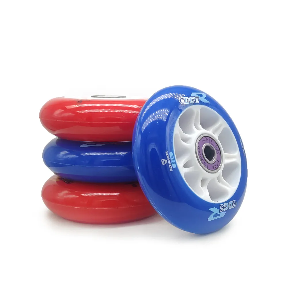 8pcs/lot 84mm 88A inline speed skate wheels with blue Schankel branded skating wheel
8pcs/lot 84mm 88A inline speed skate wheels with blue Schankel branded skating wheel