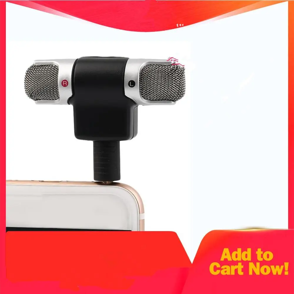 High Performance 3.5mm Jack Portable Mini Mic Digital Stereo Microphone for Recorder Mobile Phone Sing Song Karaoke 
High Performance 3.5mm Jack Portable Mini Mic Digital Stereo Microphone for Recorder Mobile Phone Sing Song Karaoke