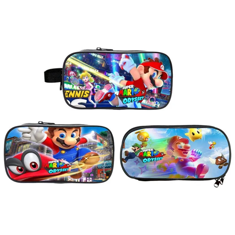 Двухслойный чехол для карандашей большой вместимости Super Mario