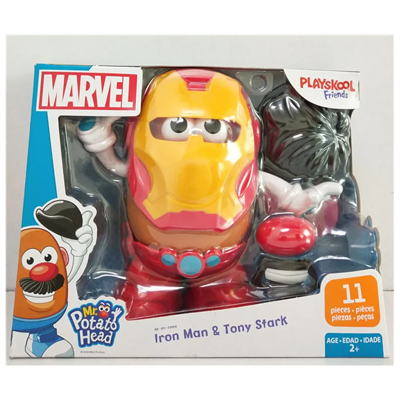 Genuine Marvel ToyStory Iron Man & Tony Stark Mr. Potato Head Action Figures Assembly Model Toys Collectible Ironman Toys Gift
Genuine Marvel ToyStory Iron Man & Tony Stark Mr. Potato Head Action Figures Assembly Model Toys Collectible Ironman Toys Gift