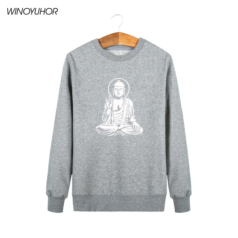 New Men's Tops Winter Long Sleeve Hoodies Buddha Print Sweatshirts Men Buddhism Pullovers Streetwear Camisetas Masculine
New Men's Tops Winter Long Sleeve Hoodies Buddha Print Sweatshirts Men Buddhism Pullovers Streetwear Camisetas Masculine