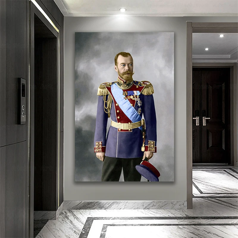 Tsar Nicholas II of Russia Portrait Poster Canvas Painting Wall Art Figure Picture Art Posters and Prints Home Decoration Room
Tsar Nicholas II of Russia Portrait Poster Canvas Painting Wall Art Figure Picture Art Posters and Prints Home Decoration Room