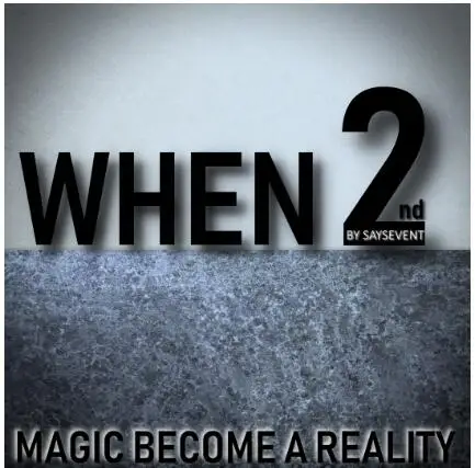 WHEN 2nd by SaysevenT(Gimmick Not Included) magic tricks
WHEN 2nd by SaysevenT(Gimmick Not Included) magic tricks