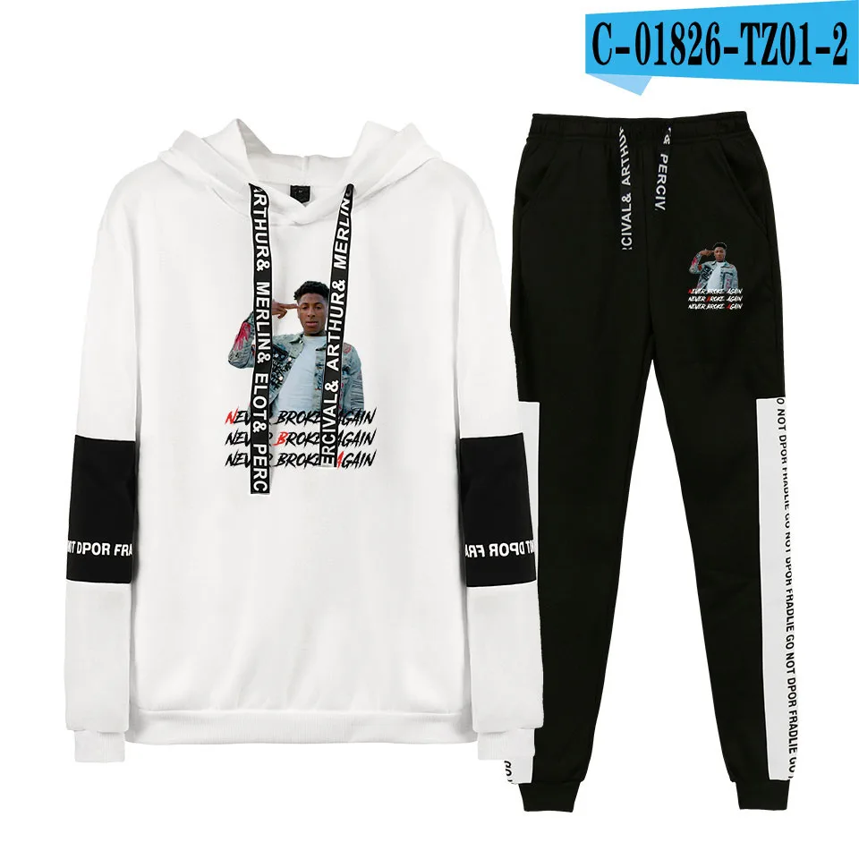 Popular Funny Youngboy Never Broke Again Hoodies Sweatshirts Sets Long Sleeve Sportswear 2PCS Suit Winter Classic Fashion Suit
Popular Funny Youngboy Never Broke Again Hoodies Sweatshirts Sets Long Sleeve Sportswear 2PCS Suit Winter Classic Fashion Suit