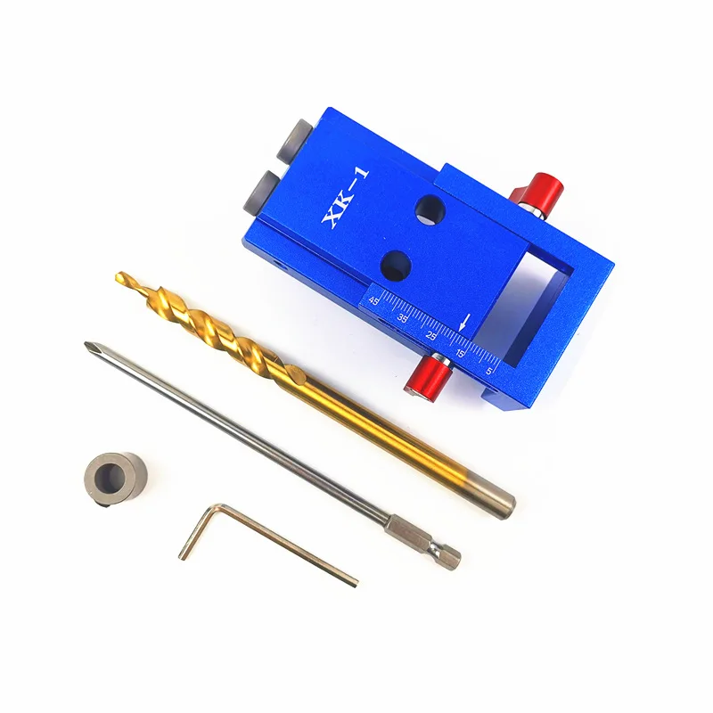 Oblique Hole Locator Pocket Hole Jig With Step Drill Bit & Accessories Woodworking Punch Locator DIY Woodworking Tools
Oblique Hole Locator Pocket Hole Jig With Step Drill Bit & Accessories Woodworking Punch Locator DIY Woodworking Tools