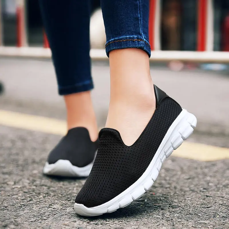 Large Size Summer Slip on Women's Running Shoes Women Sneakers Ladies Sport Shoes Women's Sports Shoes Black Scarpe Donna D-732
Large Size Summer Slip on Women's Running Shoes Women Sneakers Ladies Sport Shoes Women's Sports Shoes Black Scarpe Donna D-732
