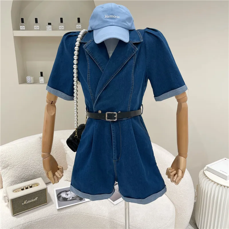NewWomen's clothing Spring Summer 2021 Fashion Temperament wide leg overalls High waist denim shorts Jumpsuits
NewWomen's clothing Spring Summer 2021 Fashion Temperament wide leg overalls High waist denim shorts Jumpsuits