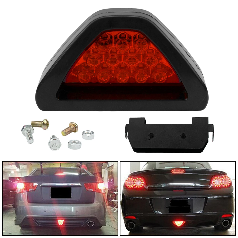 Universal Fog Lamp Triangle Car Brake Light DRL Red 12LED Rear Tail Light Universal LED Flash Bulbs Car Motor External Lights
Universal Fog Lamp Triangle Car Brake Light DRL Red 12LED Rear Tail Light Universal LED Flash Bulbs Car Motor External Lights