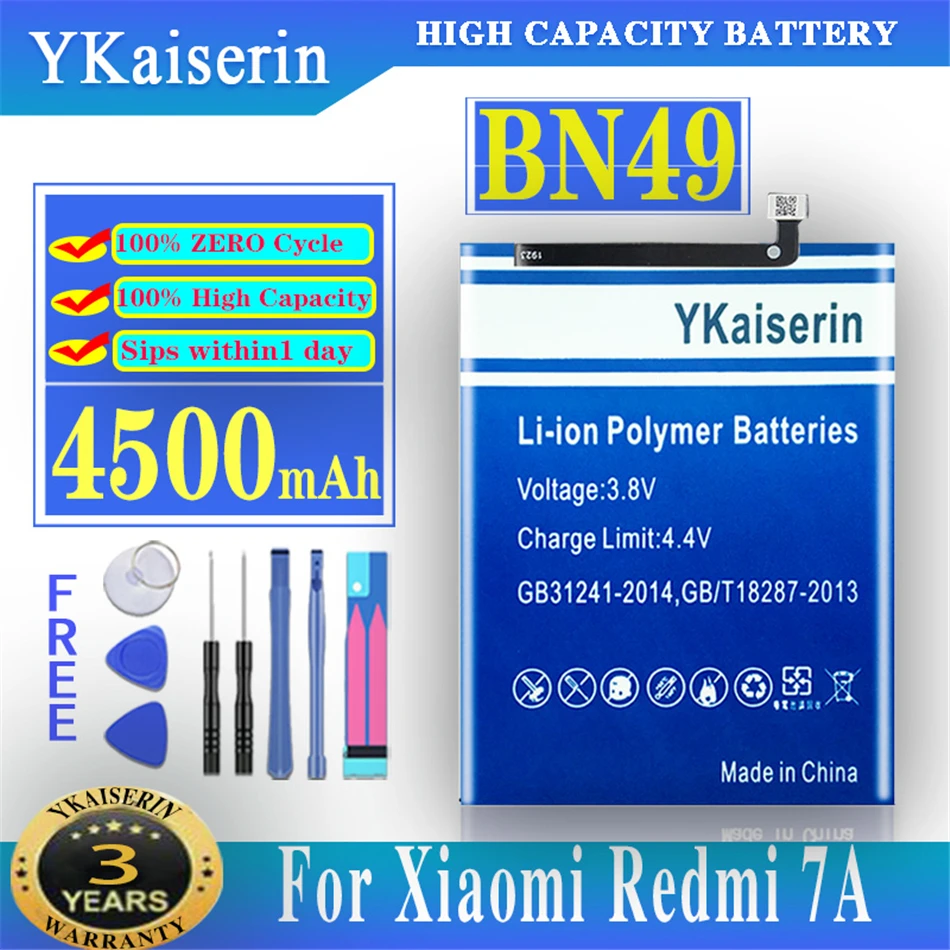 Для xiaomi BN49 BN4 9 BN 49 4500 мАч батарея для Xiaomi Redmi 7A замена батареи|Батареи планшетов и