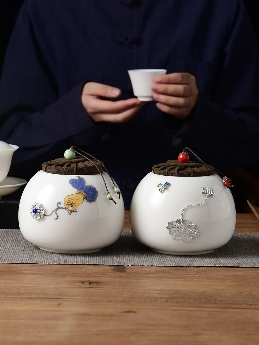 Creative Art Tea Box Chinese Ceramic Handmade Large Sealed Storage Container Gift Tea Box Boite A The Kitchen Teaware DB60TB
Creative Art Tea Box Chinese Ceramic Handmade Large Sealed Storage Container Gift Tea Box Boite A The Kitchen Teaware DB60TB