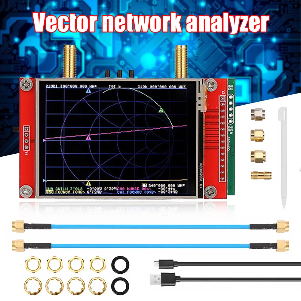 High Sensitivity NanoVNA 3GHZ Vector Network Analyzer HF VHF UHF Antenna Analyzer L5
High Sensitivity NanoVNA 3GHZ Vector Network Analyzer HF VHF UHF Antenna Analyzer L5
