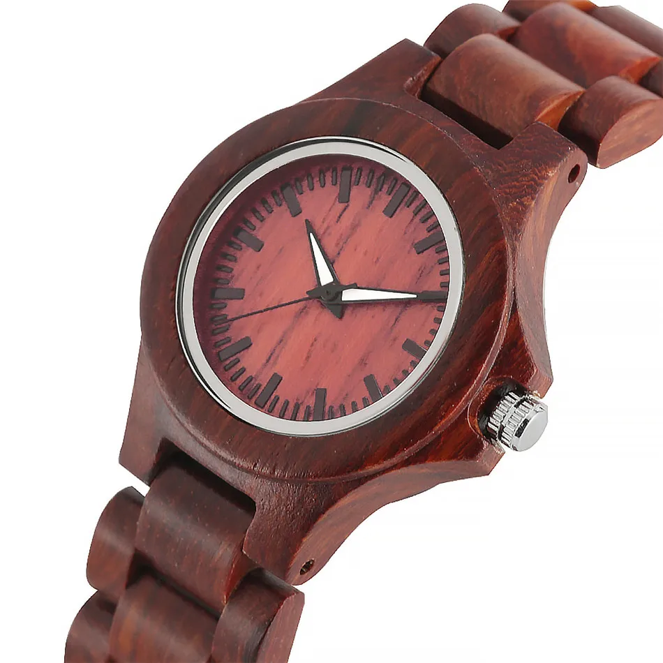 REDFIRE Luxury Red Wood Ladies Wristwatch Quartz Simple Small Dial Women's Wooden Clock Creative Wood Watch Band Watches Gift
REDFIRE Luxury Red Wood Ladies Wristwatch Quartz Simple Small Dial Women's Wooden Clock Creative Wood Watch Band Watches Gift
