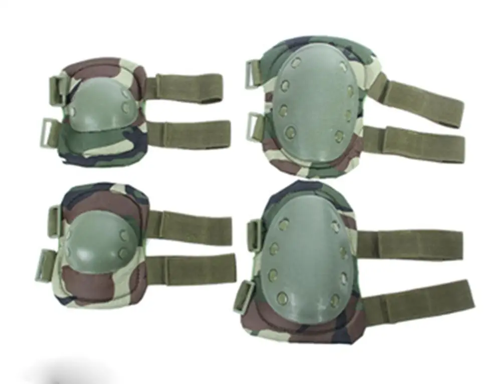 Adeeing 4 Pieces Set Tactical Gear Live-Action CS Equipment Outdoor Hiking Rides Knee Elbow Pads Jungle Camouflage
Adeeing 4 Pieces Set Tactical Gear Live-Action CS Equipment Outdoor Hiking Rides Knee Elbow Pads Jungle Camouflage