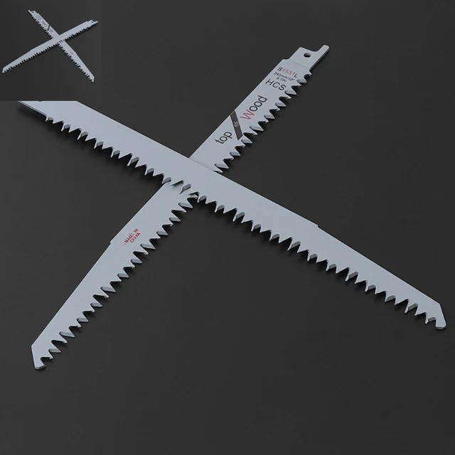2pcs S1531L Reciprocating Saw Blades 9.5" 240mm Fast Cutting And Sharp High Carbon Steel For Metal Or Wood Cutting
2pcs S1531L Reciprocating Saw Blades 9.5" 240mm Fast Cutting And Sharp High Carbon Steel For Metal Or Wood Cutting