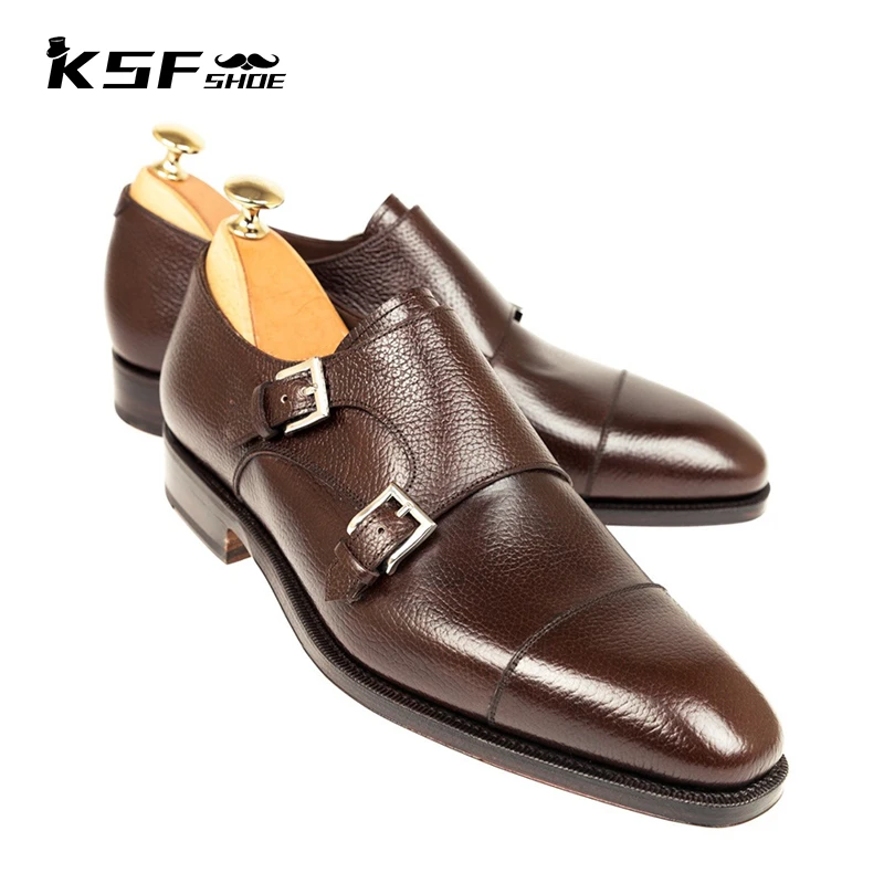 KSF SHOE Double Monk Strap Formal Shoes for Men Original Handmade Fashion Luxury Designer Genuine Leather Business Men Shoes
KSF SHOE Double Monk Strap Formal Shoes for Men Original Handmade Fashion Luxury Designer Genuine Leather Business Men Shoes