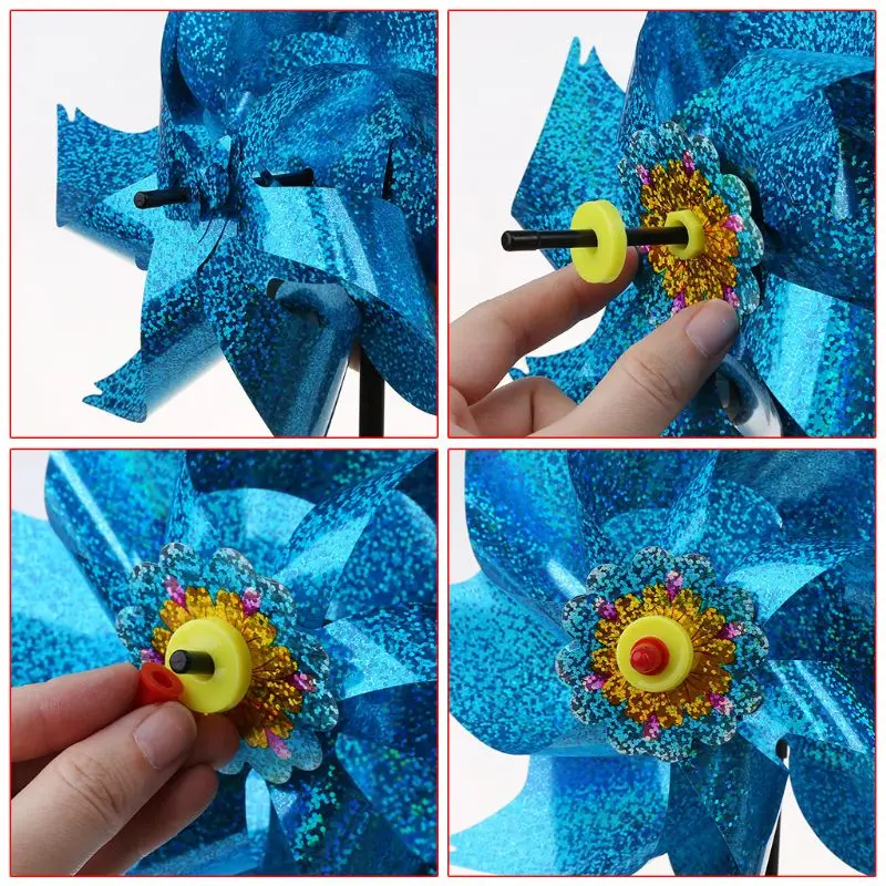 Wind Spinner Windmill Toys Kids Children Gifts Garden Decoration Rotation Glitter Sequin Windmills Glow Colorful Toy Outdoor
Wind Spinner Windmill Toys Kids Children Gifts Garden Decoration Rotation Glitter Sequin Windmills Glow Colorful Toy Outdoor