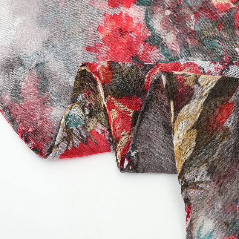 Flower Printing Beach Scarf Luxury Brand Viscose Big Scarf Flower Print Hijab Hair Womens Scarfs Muslim Woman Veil Wrap 180*90cm
Flower Printing Beach Scarf Luxury Brand Viscose Big Scarf Flower Print Hijab Hair Womens Scarfs Muslim Woman Veil Wrap 180*90cm
