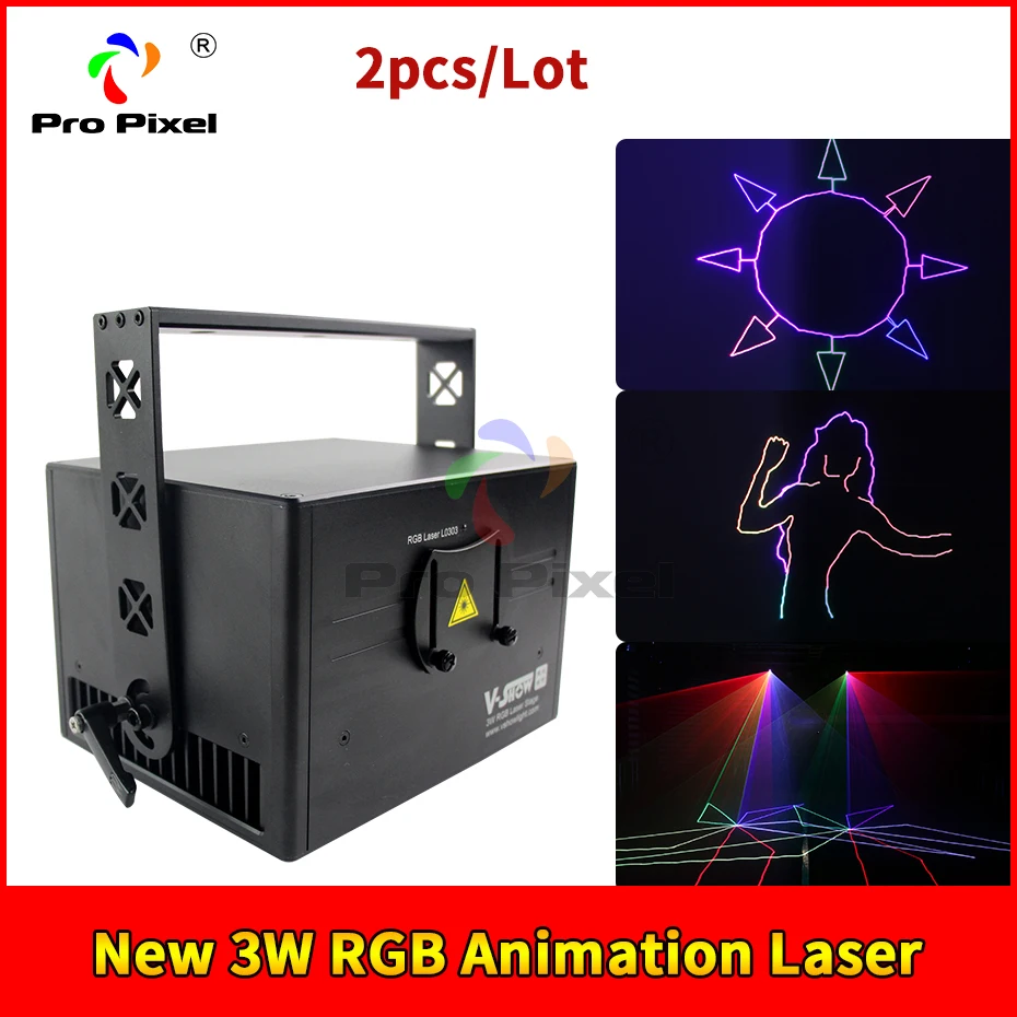 2019 1 шт. 3 Вт RGB сканер ILDA30Kp анимация лазерный сценический свет программируемый