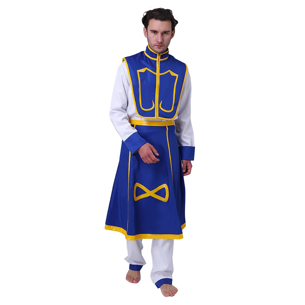 HUNTER x HUNTER Kurapika Cosplay Costume Halloween Fancy Blue Suit For Adult Men Women Kids Halloween Full Outfits
HUNTER x HUNTER Kurapika Cosplay Costume Halloween Fancy Blue Suit For Adult Men Women Kids Halloween Full Outfits