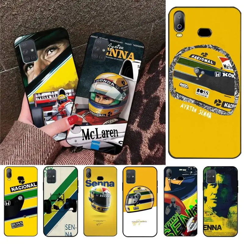 Чехол для телефона PENGHUWAN Racing Ayrton Senna Samsung A10 A20 A30 A40 A50 A70 A80 A71 A51 A6 A8 2018|Бамперы| |