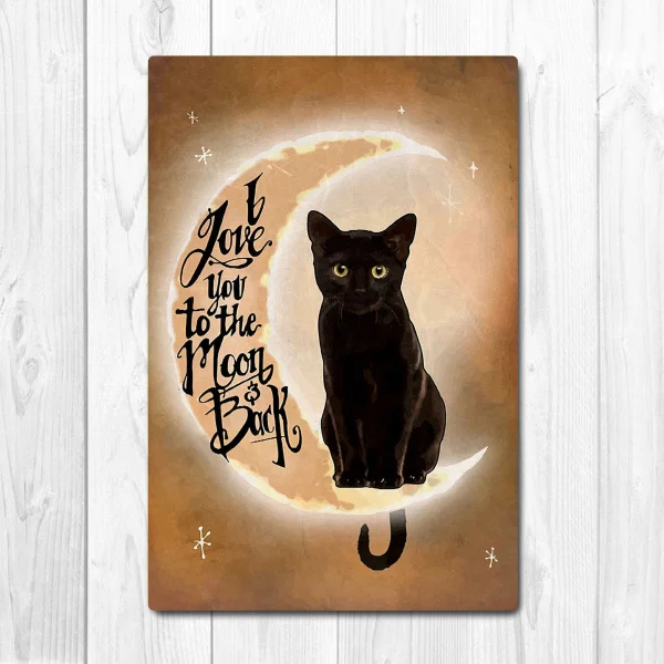 Black cat Poster, Cat Poster, Cat Lover Gift Vintage Tin Metal Sign Bar Club Cafe Garage Wall Decor Farm Decor Art
Black cat Poster, Cat Poster, Cat Lover Gift Vintage Tin Metal Sign Bar Club Cafe Garage Wall Decor Farm Decor Art