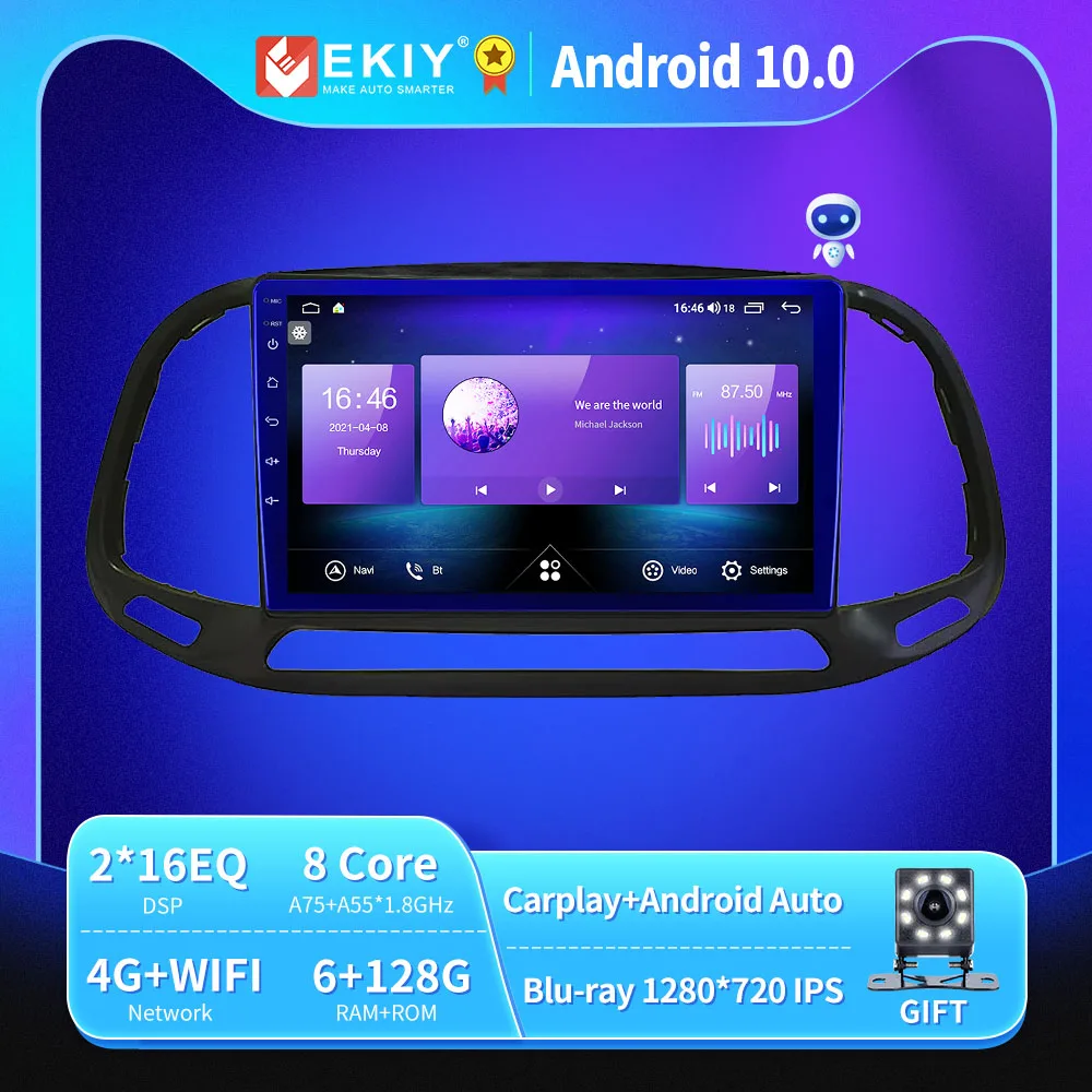 EKIY T900A Android Автомобильное радио для For Fiat Doblo 2015-2019 Авторадио Blu-ray 1280 * 720 IPS / QLED Мультимедийный плеер Навигация GPS Стерео Нет 2 Din 2 Din DVD Видеомагни...
EKIY T900A Android Автомобильное радио для For Fiat Doblo 2015-2019 Авторадио Blu-ray 1280 * 720 IPS / QLED Мультимедийный плеер Навигация GPS Стерео Нет 2 Din 2 Din DVD Видеомагни...