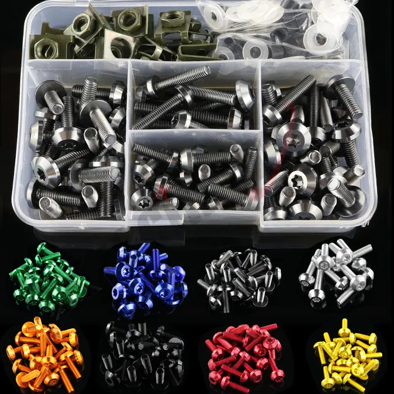 M5 M6 Bolt Screws Kit Motorcycle For BMW S1000R K1200GT F800GT R1200RT F800GS Anodize Bodywork Complete Lots
M5 M6 Bolt Screws Kit Motorcycle For BMW S1000R K1200GT F800GT R1200RT F800GS Anodize Bodywork Complete Lots