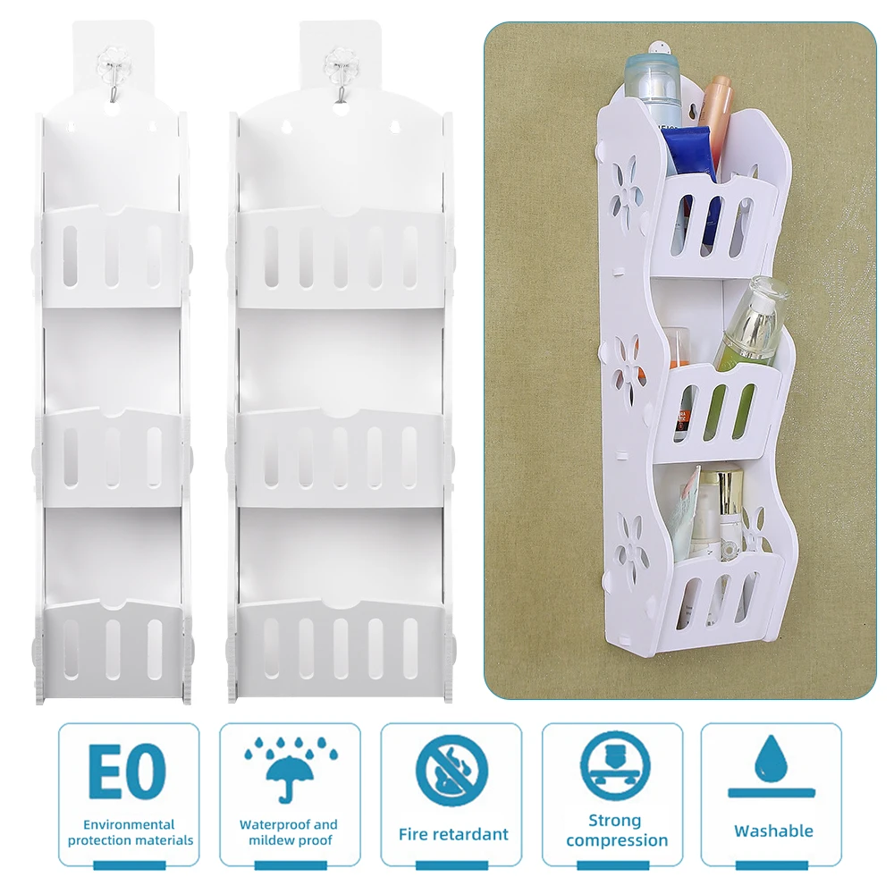 Punch-Free Multi-Layer Cosmetic Storage Box Bathroom Wall Mounted Storage Rack Wall Shelf Bathroom Storage Rack Makeup Rack
Punch-Free Multi-Layer Cosmetic Storage Box Bathroom Wall Mounted Storage Rack Wall Shelf Bathroom Storage Rack Makeup Rack