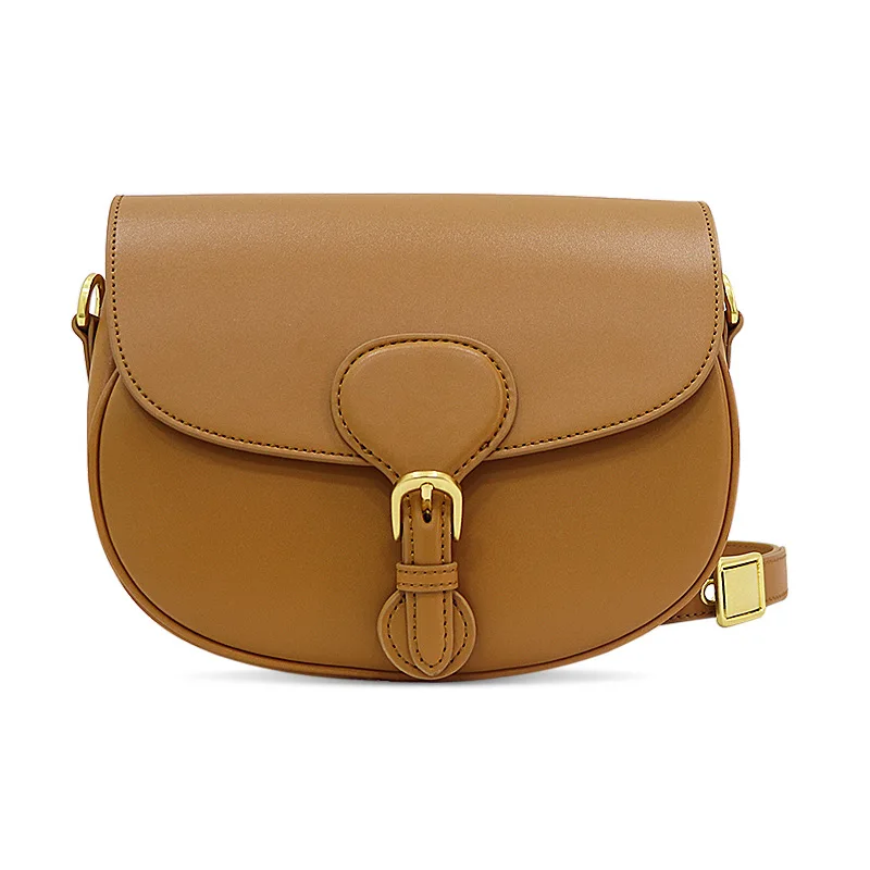 Net red new leather women's bag niche hundred retro saddle bag half-round cowhide bag one shoulder oblique cross bag
Net red new leather women's bag niche hundred retro saddle bag half-round cowhide bag one shoulder oblique cross bag