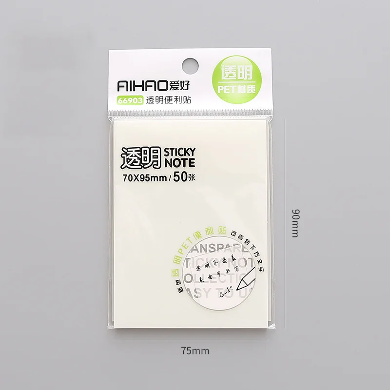 Прозрачные клейкие заметки AIHAO с мультяшным рисунком, 66903, 50 листов, 1 шт., креативные блокноты, офисные принадлежности, школьные канцелярские...
Прозрачные клейкие заметки AIHAO с мультяшным рисунком, 66903, 50 листов, 1 шт., креативные блокноты, офисные принадлежности, школьные канцелярские...