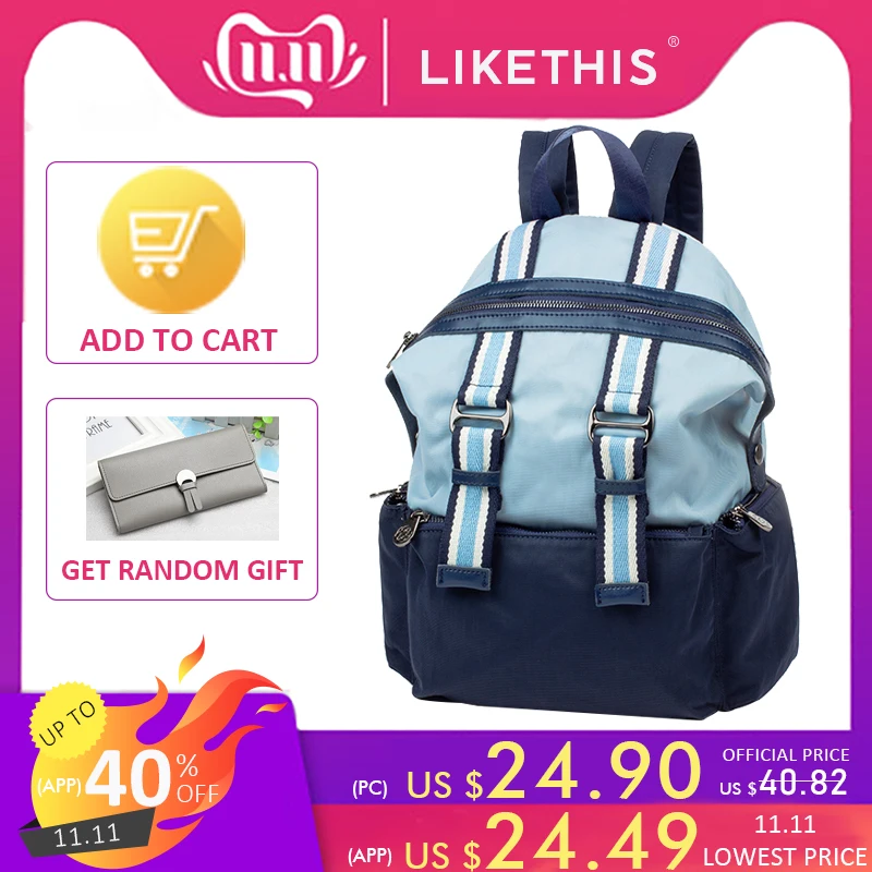 LIKETHIS New Travel Backpack Women School Bags Laptop 14 Inch Large Solid Ruckasck Oxford Frauen Mochila Feminina Plecak Szkolny
LIKETHIS New Travel Backpack Women School Bags Laptop 14 Inch Large Solid Ruckasck Oxford Frauen Mochila Feminina Plecak Szkolny