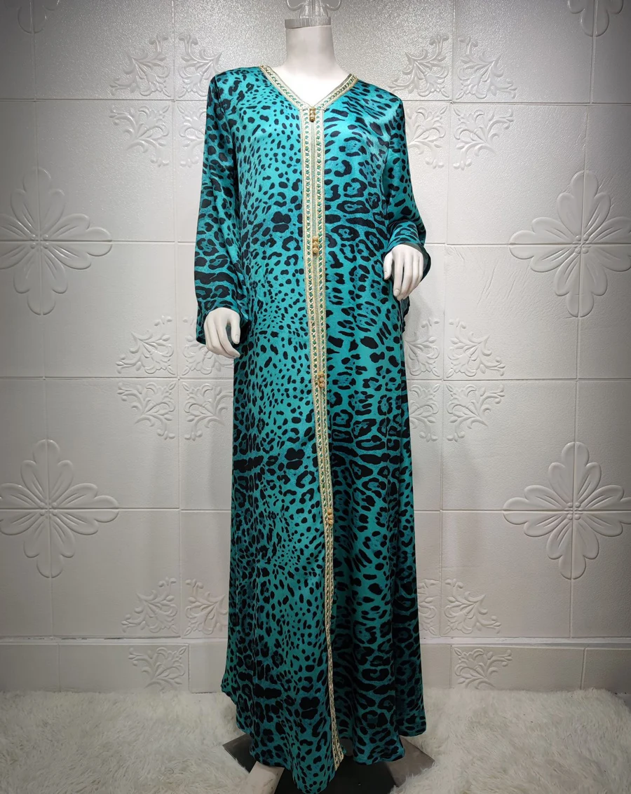 Satin Leopard Print Maxi Dress Women Loose Ethnic Muslim Long Dresses Plus Size Arabic Oman Abaya Dubai Turkish Islamic Clothes
Satin Leopard Print Maxi Dress Women Loose Ethnic Muslim Long Dresses Plus Size Arabic Oman Abaya Dubai Turkish Islamic Clothes
