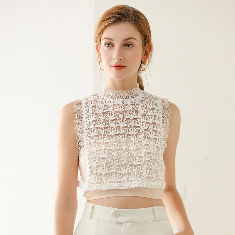 Autumn and Winter Hollow Lace Fake Collar Shirt with Black White Decorative Wool Detachable Formal Dress Wholesale
Autumn and Winter Hollow Lace Fake Collar Shirt with Black White Decorative Wool Detachable Formal Dress Wholesale