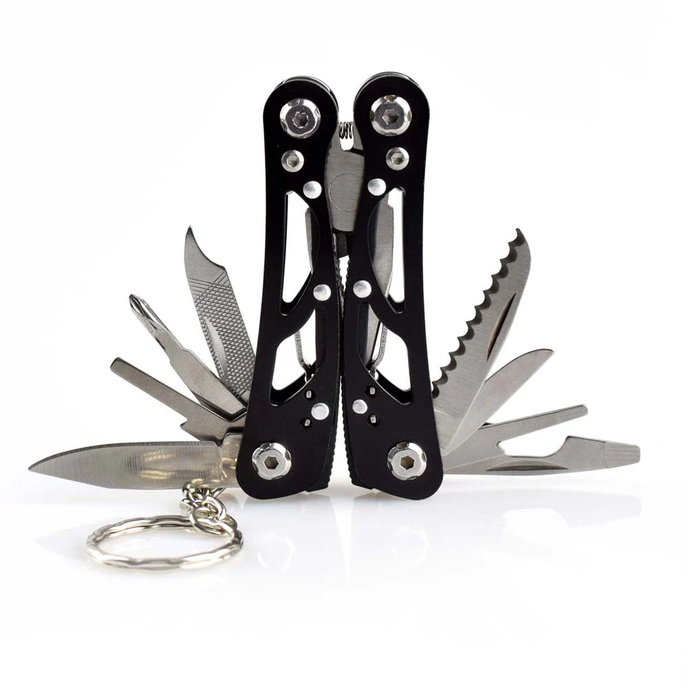 Hand Tools Multi Pocket Mini Folding Plier Portable electric Wire Cutter Screwdriver Knife Saw Multifunction Survival Keychain
Hand Tools Multi Pocket Mini Folding Plier Portable electric Wire Cutter Screwdriver Knife Saw Multifunction Survival Keychain