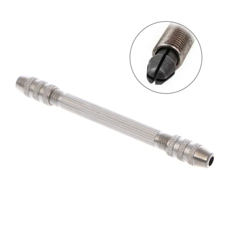 Useful Steel Double Spiral End Pin Vise Tong For Jewelry Craft Hobby Drill Tool
Useful Steel Double Spiral End Pin Vise Tong For Jewelry Craft Hobby Drill Tool