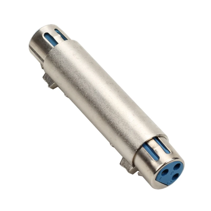 XLR 3-Pin Female to Female Adapter Microphone Cable Line Adapter Gender Changer Coupler
XLR 3-Pin Female to Female Adapter Microphone Cable Line Adapter Gender Changer Coupler