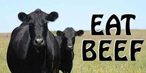Eat Beef Cow Car Front License Plate with 4 Holes Metal License Novelty Tag 12"x6" Plaque
Eat Beef Cow Car Front License Plate with 4 Holes Metal License Novelty Tag 12"x6" Plaque