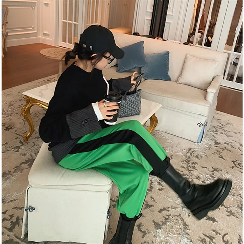 Waist New High Women Casual Cargo Casual Thin Pants Women Loose Solid Blue Khaki Green Trousers Pockets Elastic Waist Bottoms
Waist New High Women Casual Cargo Casual Thin Pants Women Loose Solid Blue Khaki Green Trousers Pockets Elastic Waist Bottoms