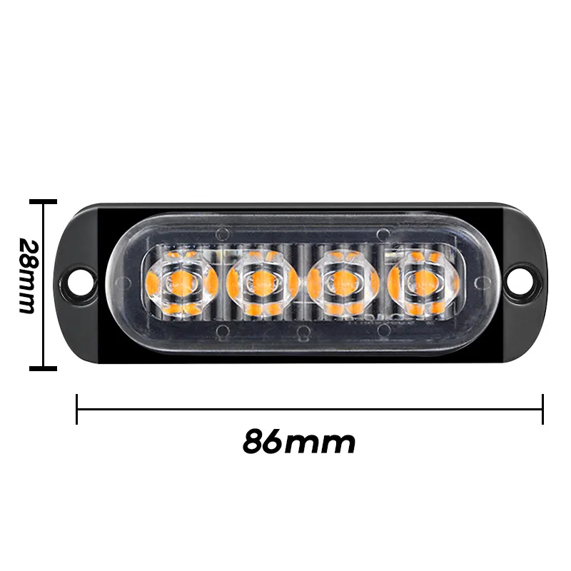 12V 6500K Car Signal Lights New pickup flashing lamp 4 LED ultra thin side lamp freight car side lamp Auto Accessories
12V 6500K Car Signal Lights New pickup flashing lamp 4 LED ultra thin side lamp freight car side lamp Auto Accessories