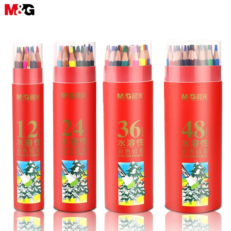 M&G Water-soluble Color Pencil. Children's Art Painting. Color Filling. Colored Lead. 12/24/36/48 Color
M&G Water-soluble Color Pencil. Children's Art Painting. Color Filling. Colored Lead. 12/24/36/48 Color