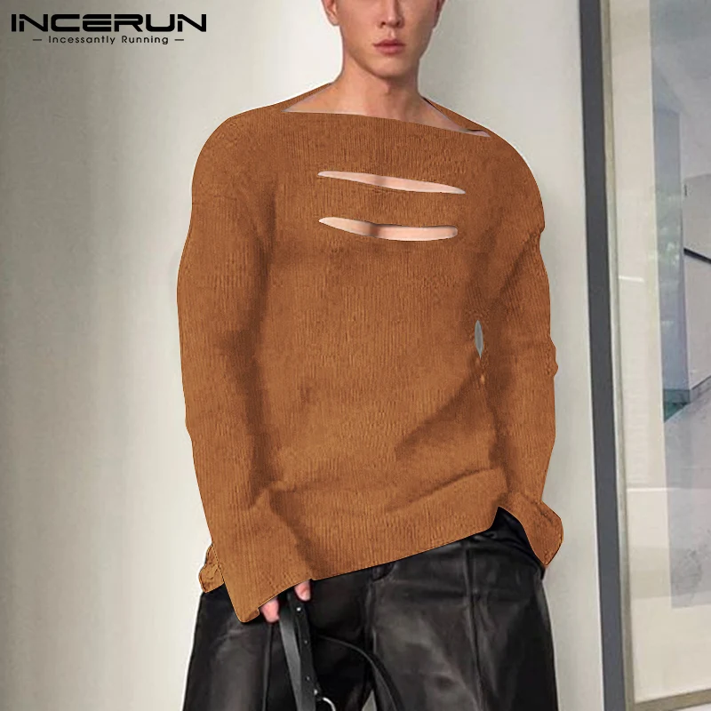 INCERUN Fashion Men T Shirt Solid O-neck 2022 Long Sleeve Hollow Out Casual Men Clothing Streetwear Sexy Party Nightclub Tops
INCERUN Fashion Men T Shirt Solid O-neck 2022 Long Sleeve Hollow Out Casual Men Clothing Streetwear Sexy Party Nightclub Tops