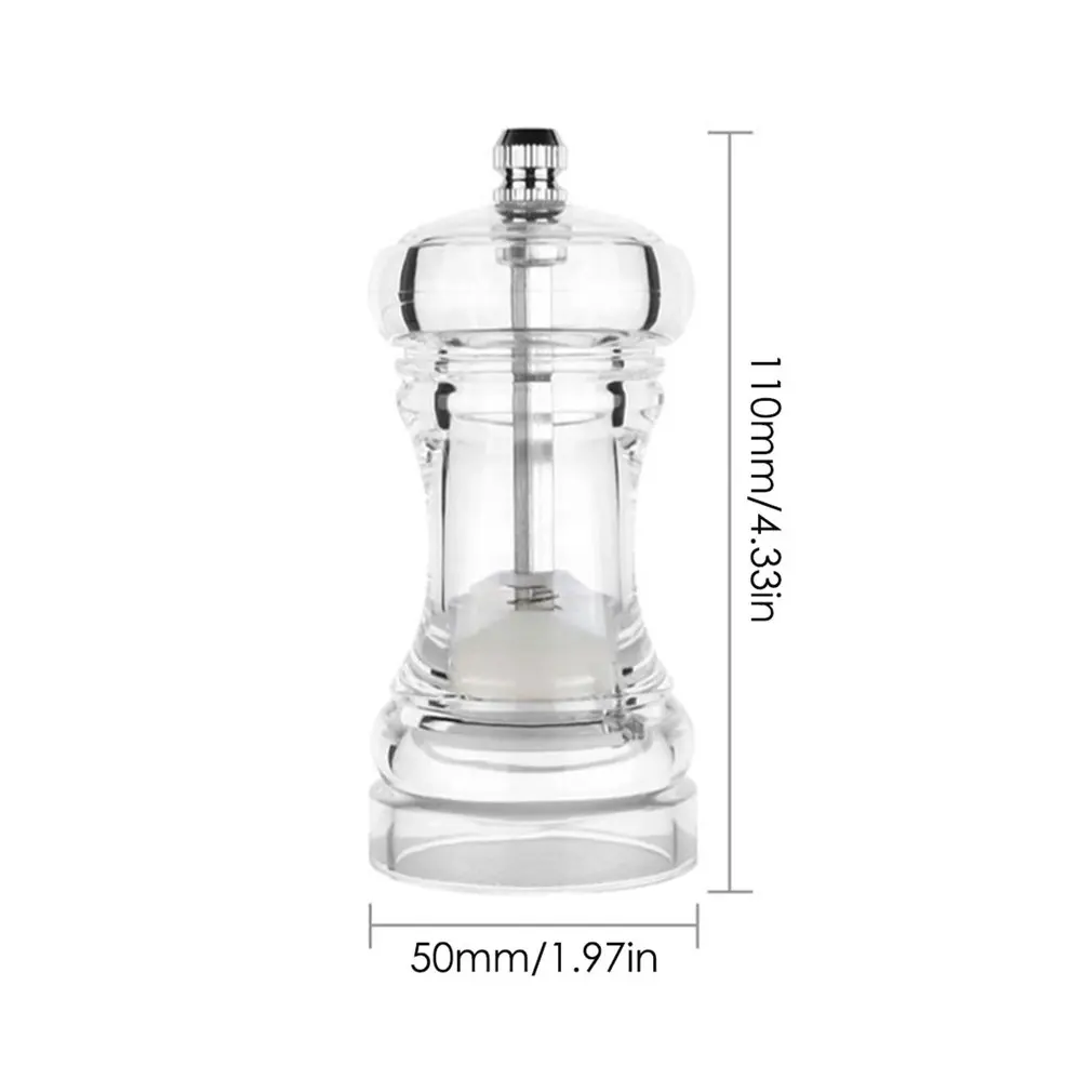 Acrylic Salt Pepper Mill Grinder Manual Pepper Grinder Transparent Grinding Tool Pepper Mill Tool
Acrylic Salt Pepper Mill Grinder Manual Pepper Grinder Transparent Grinding Tool Pepper Mill Tool