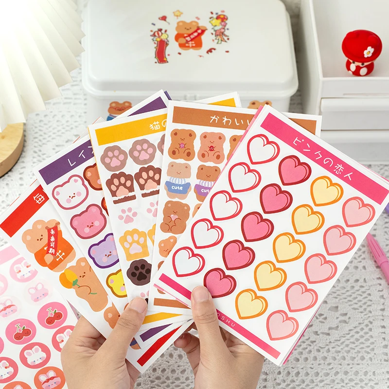 2 Pcs/Pack Cute Heart Stickers Laptop Sticker Kawaii Bear Korean Stickers School Stationary Bullet Diary Journal Supplies
2 Pcs/Pack Cute Heart Stickers Laptop Sticker Kawaii Bear Korean Stickers School Stationary Bullet Diary Journal Supplies